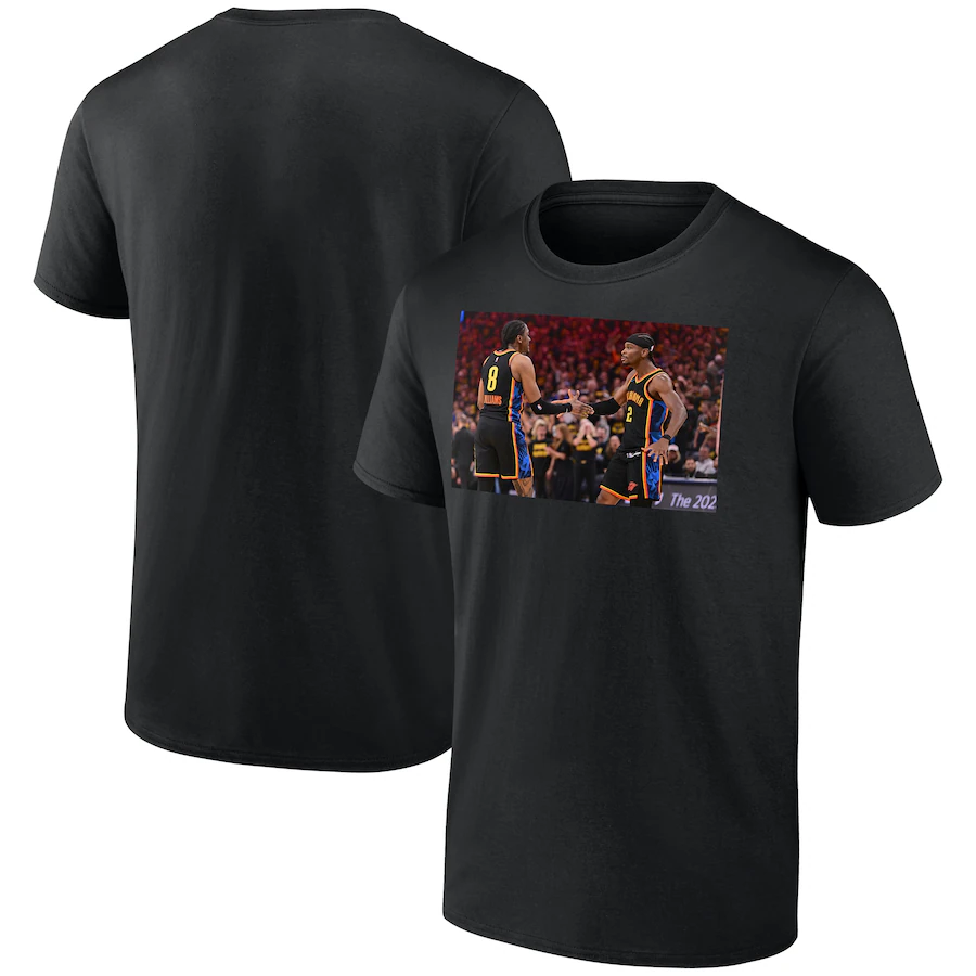 Men Oklahoma City Thunder  short T Shirt 2025 style 21